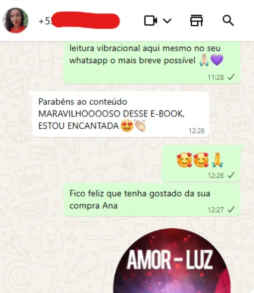 Depoimento real de aluna 2 sobre o Código de Autocura Energética
